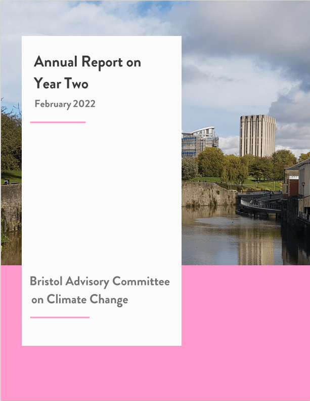 Cover image of BACCC annual report year two